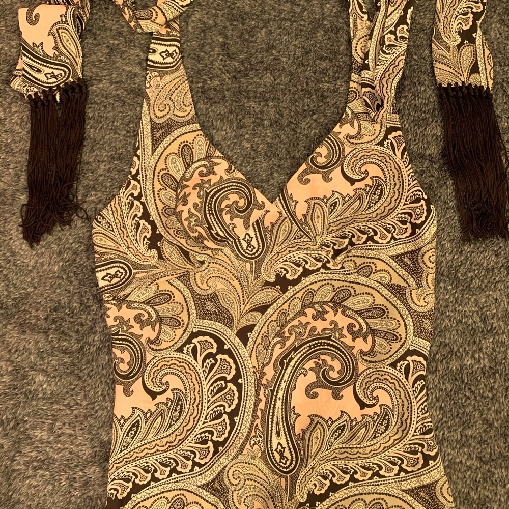 NWOT Michael Kors silk paisley top